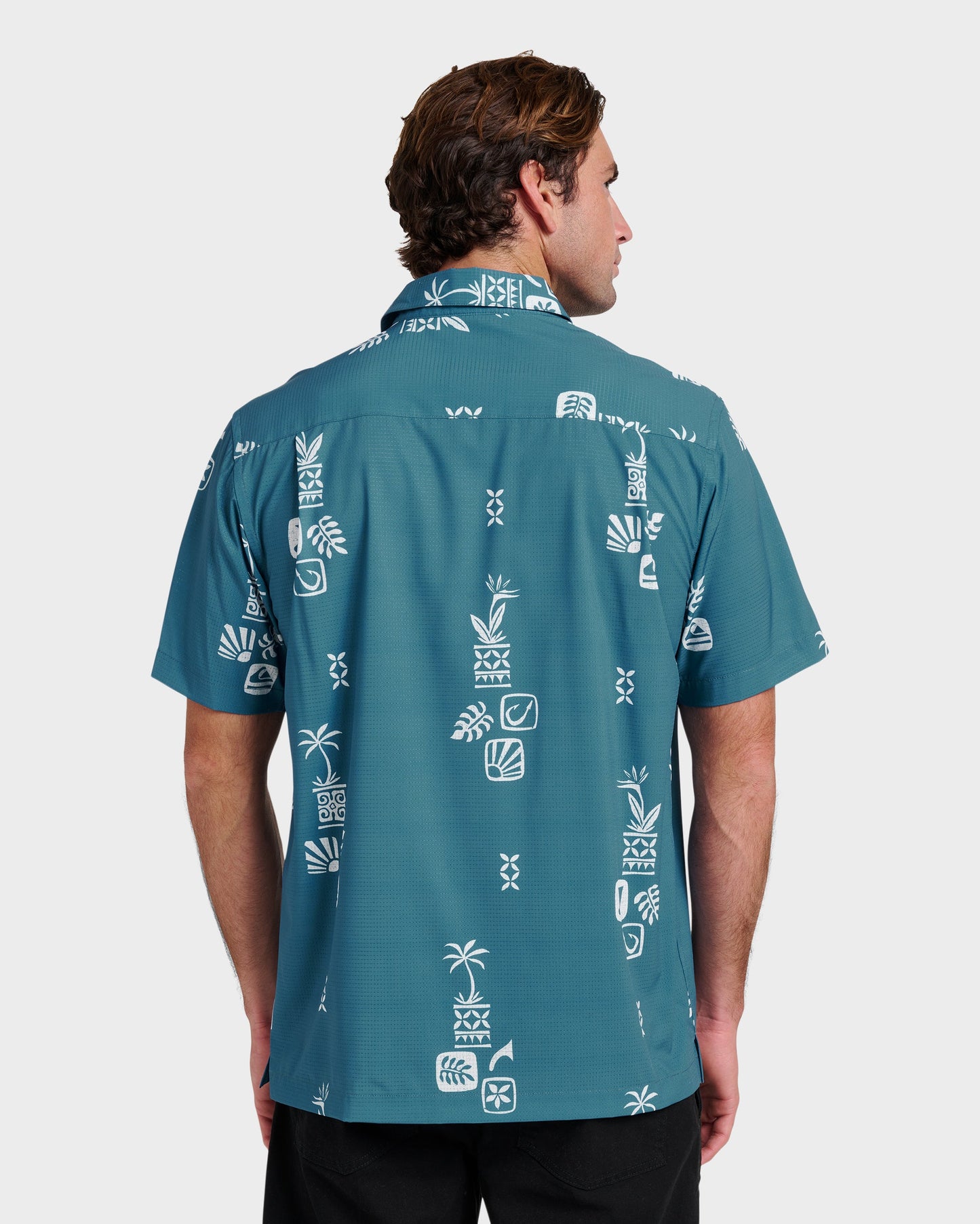 Waterman Mystic Fin Shirt - Real Teal - Quick Silver