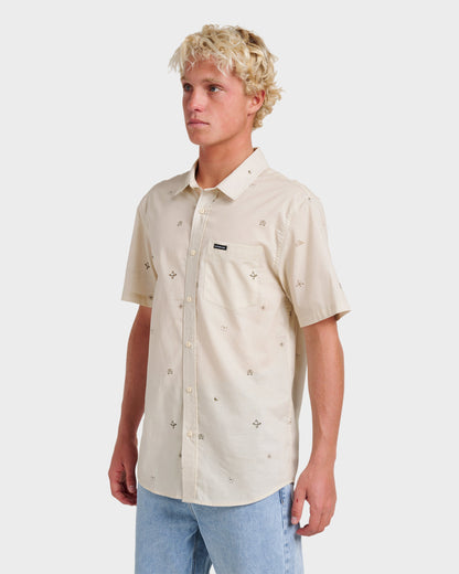 Mini Dimensions Classic Short Sleeve Shirt - Silver Birch - Quick Silver