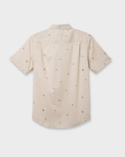 Mini Dimensions Classic Short Sleeve Shirt - Silver Birch - Quick Silver