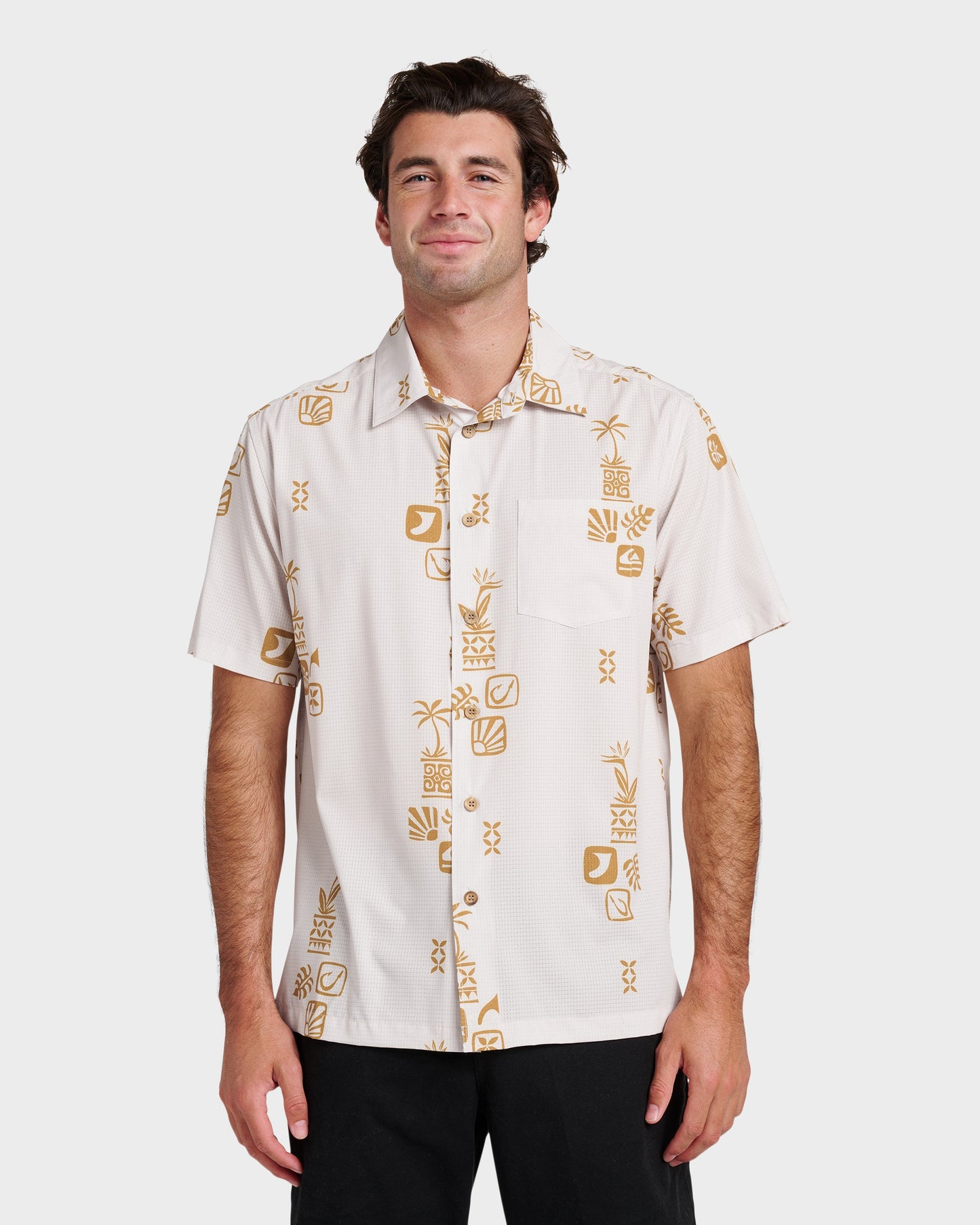 Waterman Mystic Fin Shirt - Moonbeam - Quick Silver