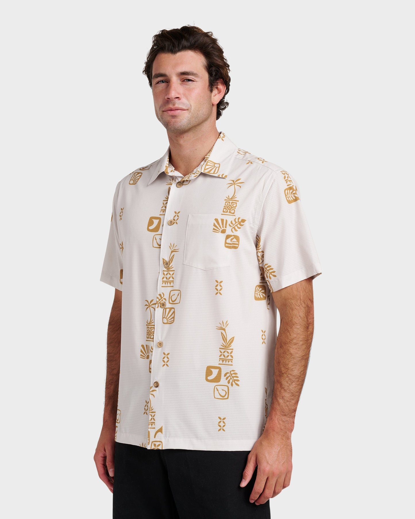 Waterman Mystic Fin Shirt - Moonbeam - Quick Silver