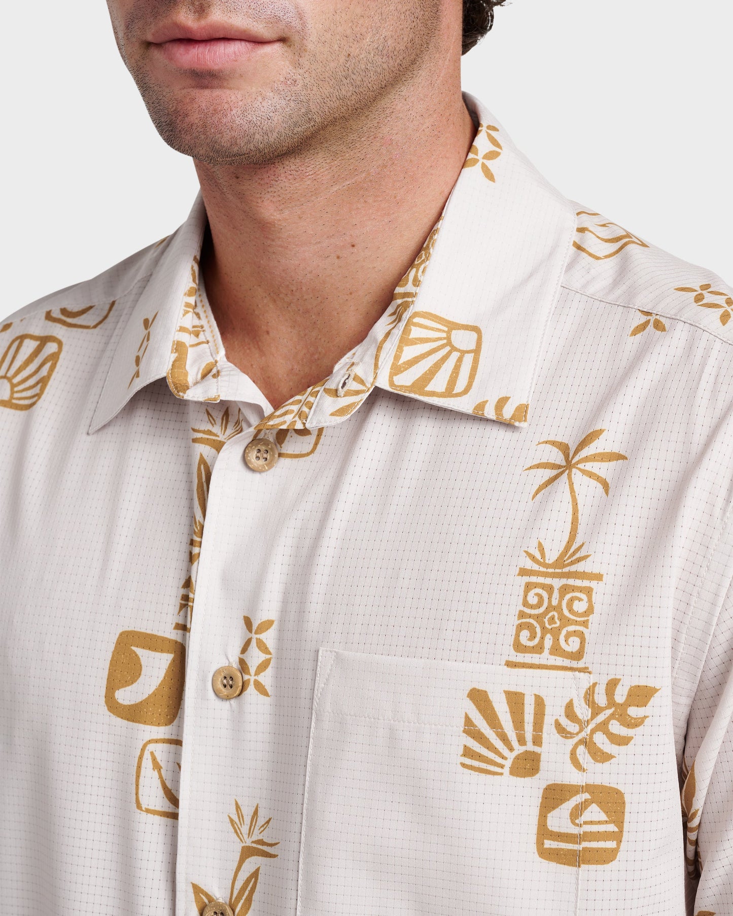 Waterman Mystic Fin Shirt - Moonbeam - Quick Silver