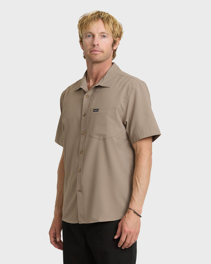 Allport Classic Short Sleeve Shirt - Fallen Rock - Quick Silver