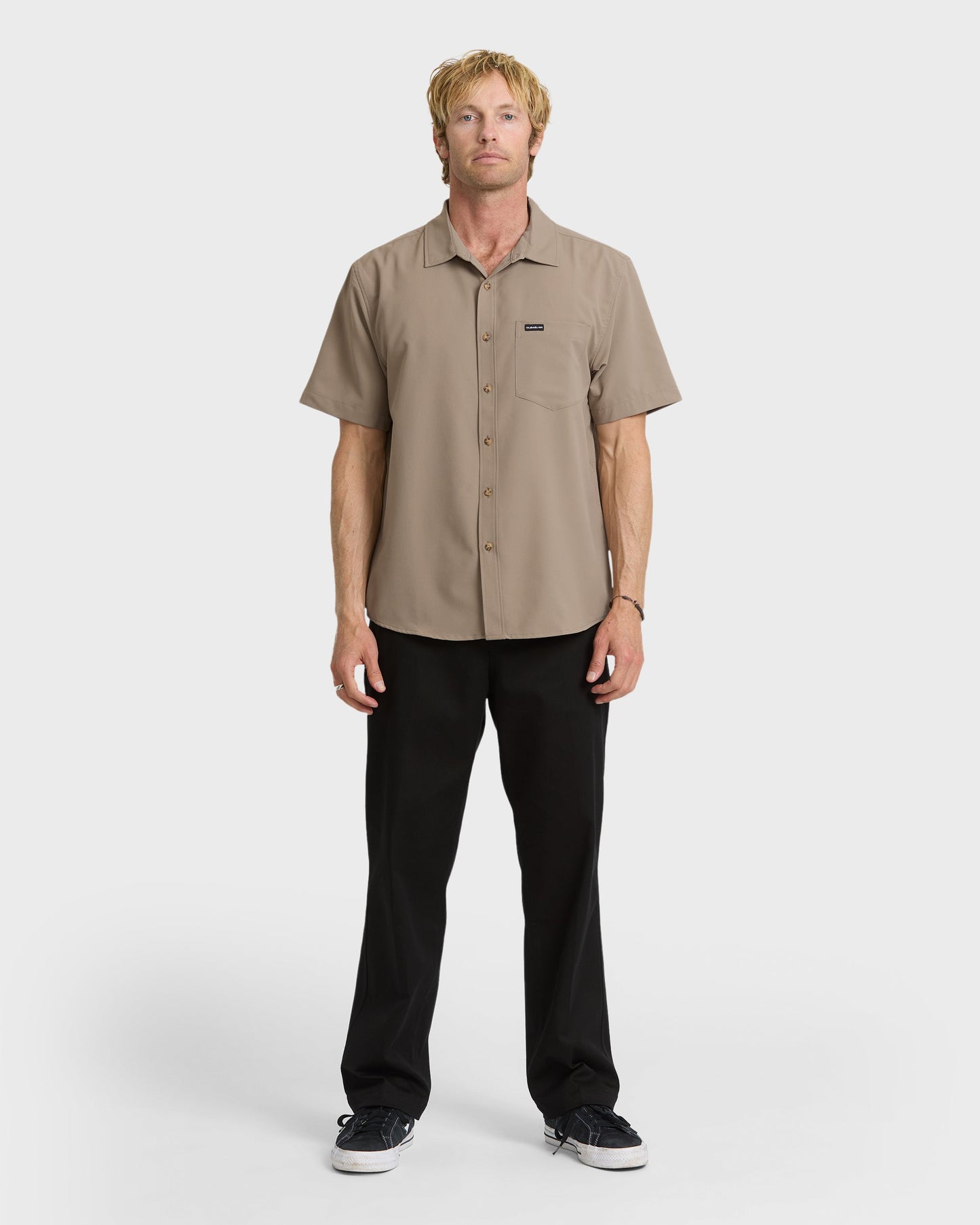 Allport Classic Short Sleeve Shirt - Fallen Rock - Quick Silver