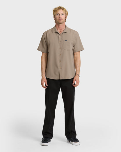 Allport Classic Short Sleeve Shirt - Fallen Rock - Quick Silver