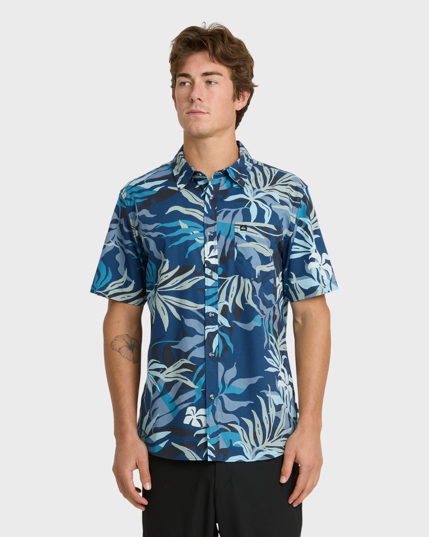 Blueweed Classic Short Sleeve Shirt - Navy - Quick Silver