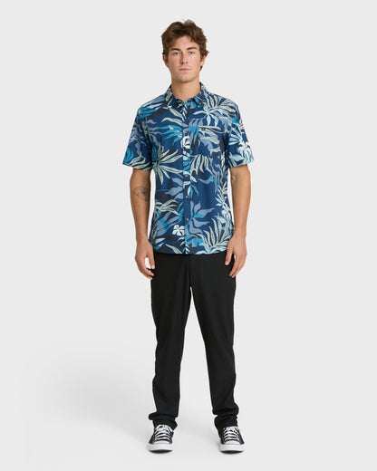 Blueweed Classic Short Sleeve Shirt - Navy - Quick Silver