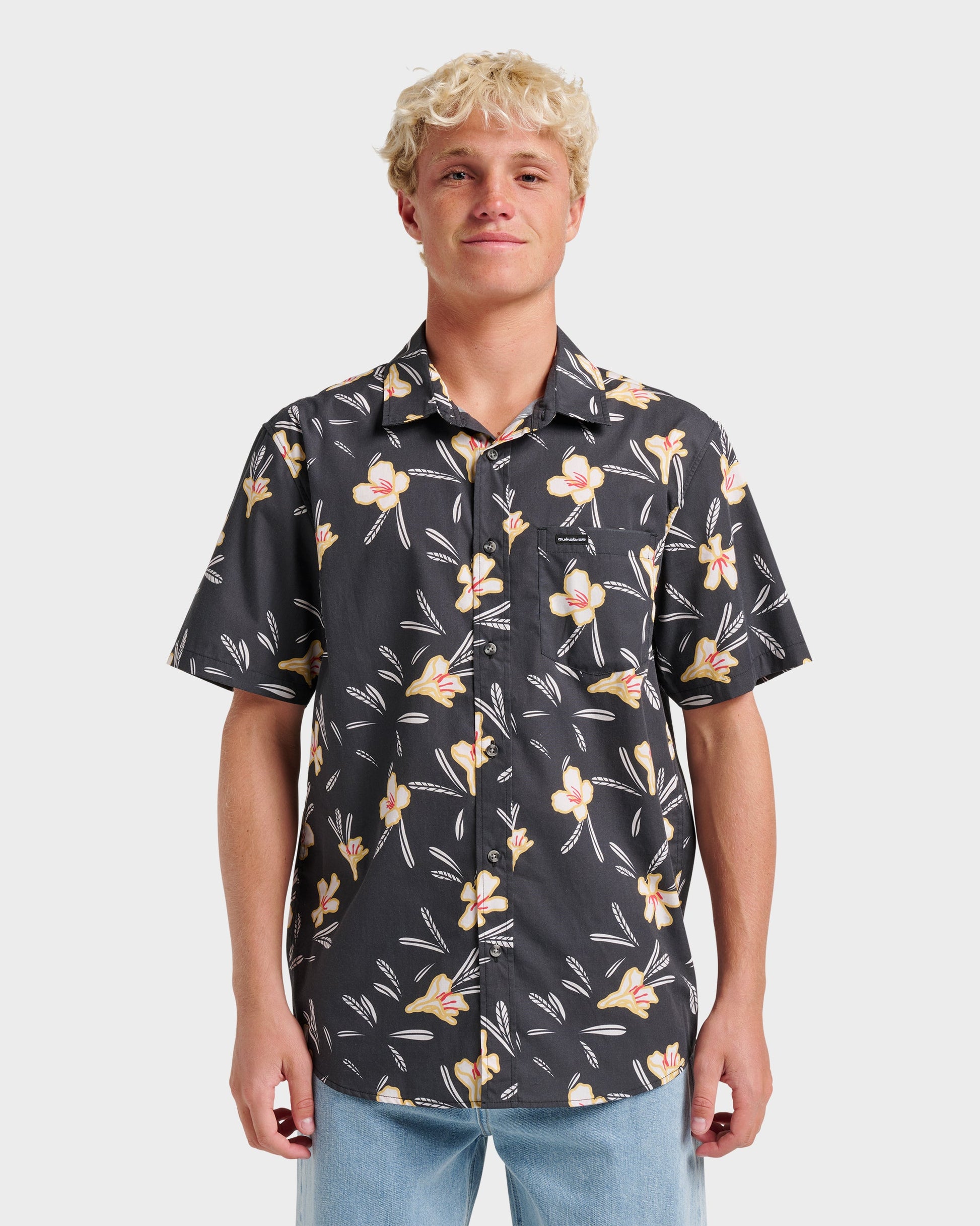 Kaneohe Classic Short Sleeve Shirt - Phantom - Quick Silver