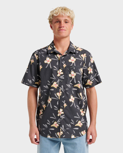 Kaneohe Classic Short Sleeve Shirt - Phantom - Quick Silver