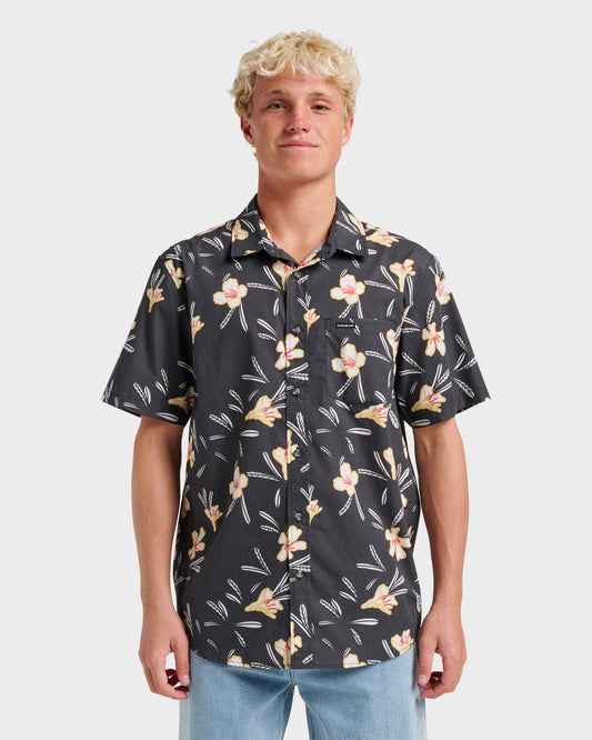 Kaneohe Classic Short Sleeve Shirt - Phantom - Quick Silver