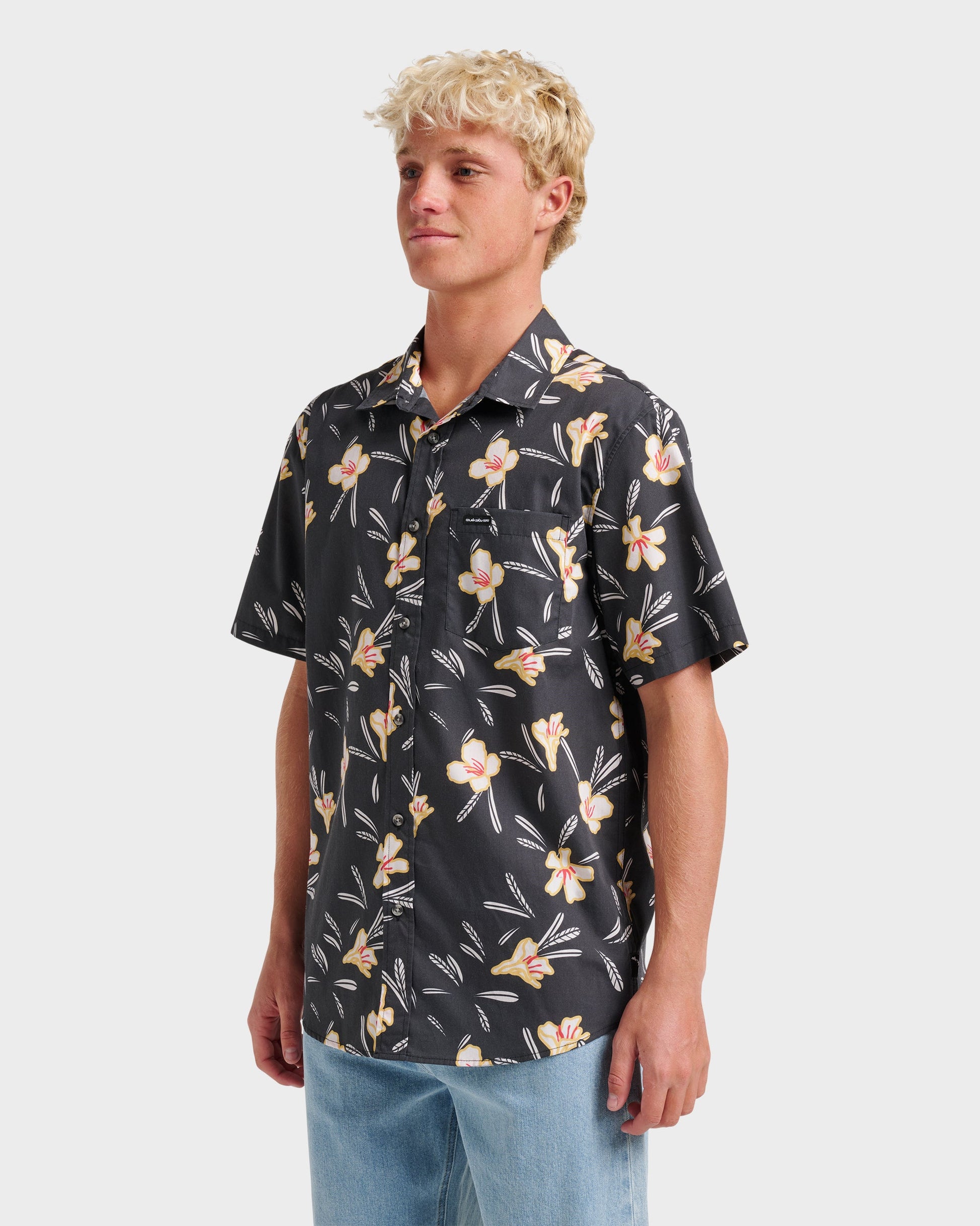 Kaneohe Classic Short Sleeve Shirt - Phantom - Quick Silver