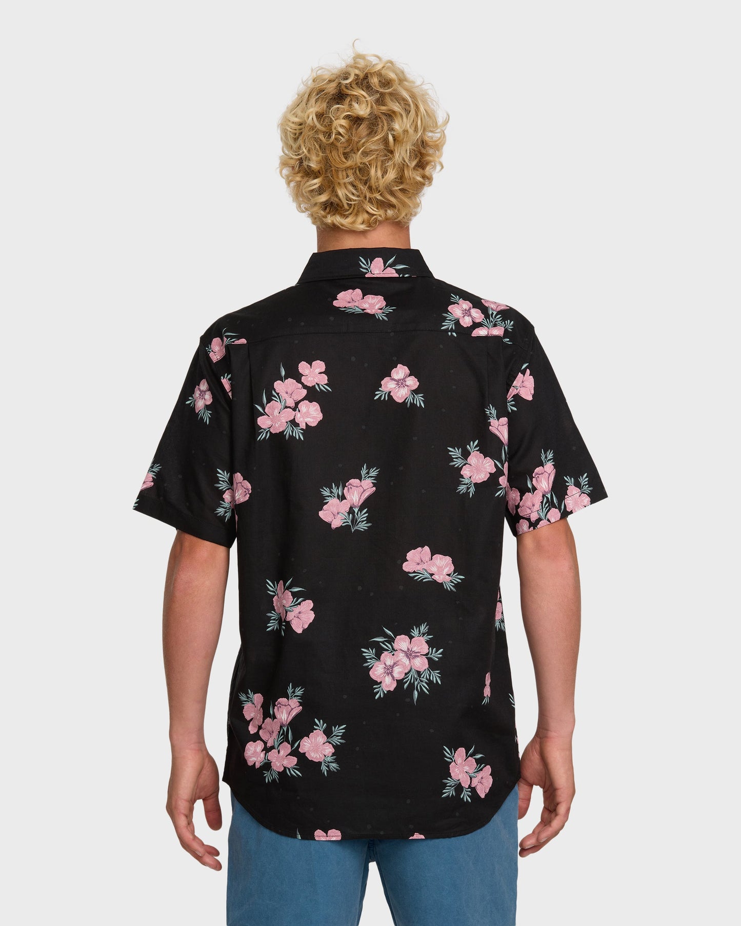 Habitats Classic Short Sleeve Shirt - Black - Quick Silver