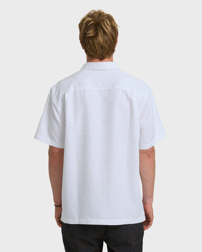 Waterman Island Jungle Shirt - White - Quick Silver