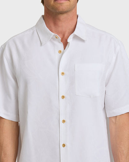 Waterman Island Jungle Shirt - White - Quick Silver