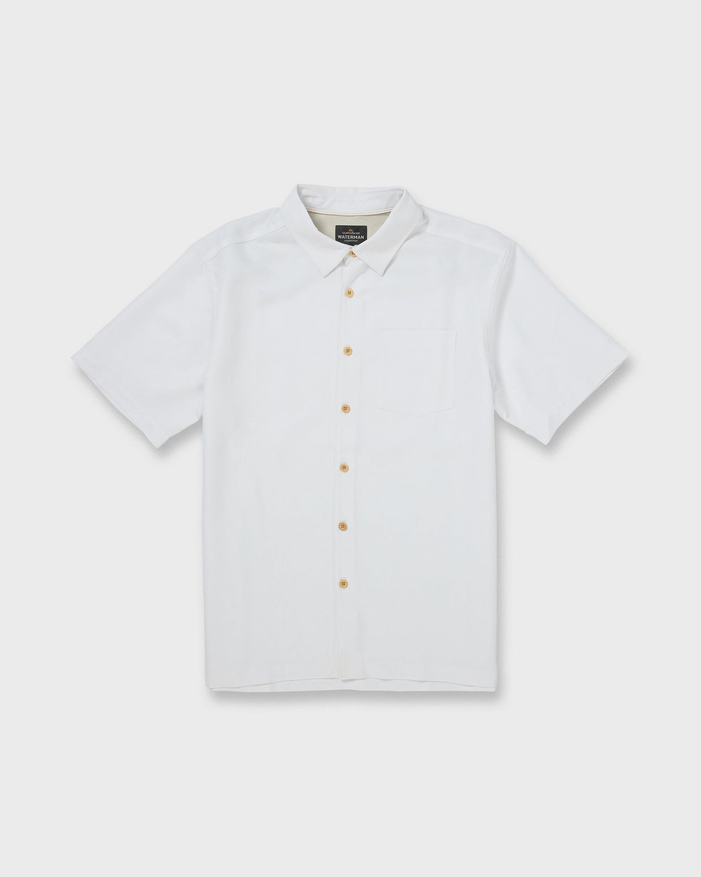 Waterman Island Jungle Shirt - White - Quick Silver