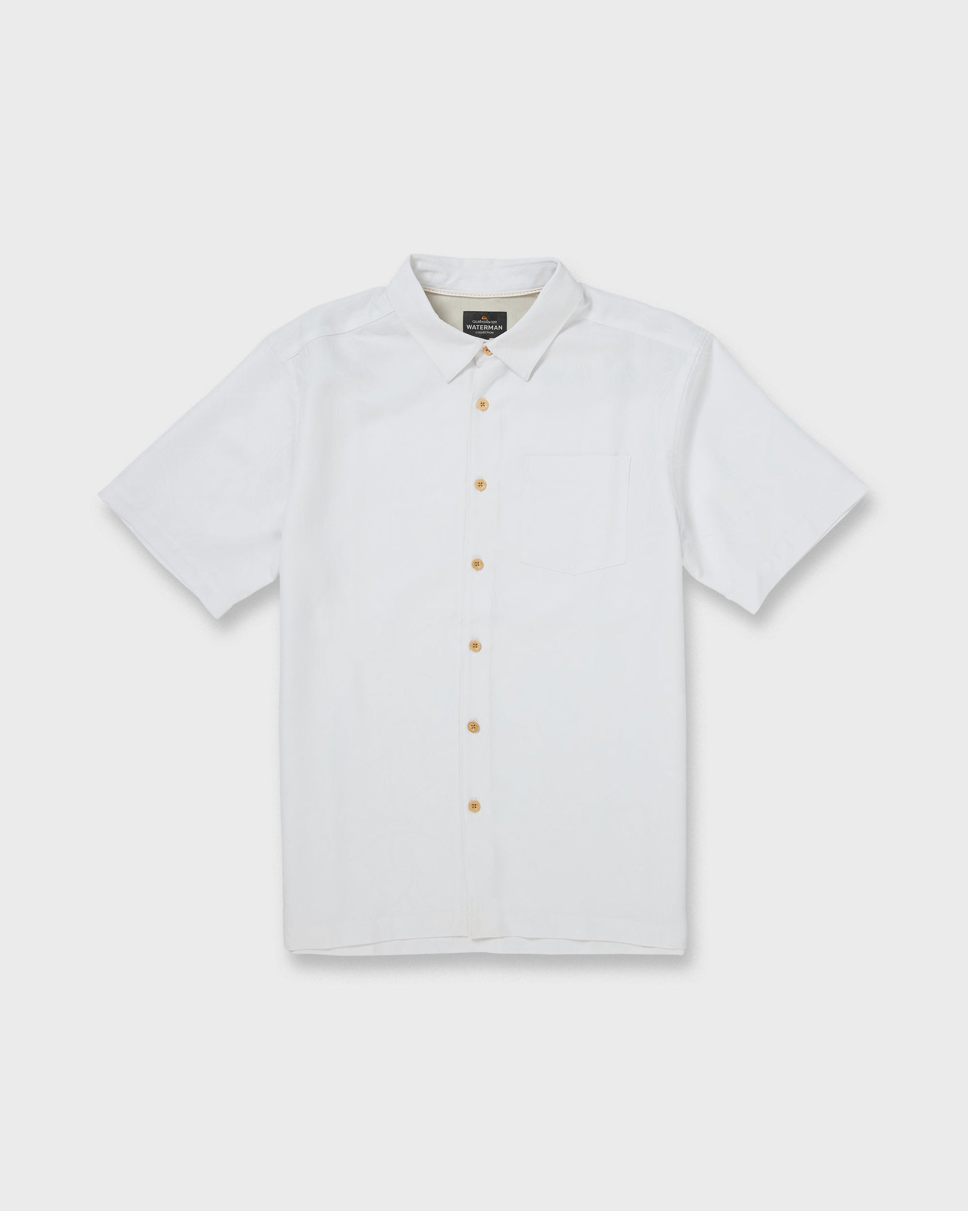 Waterman Island Jungle Shirt - White - Quick Silver