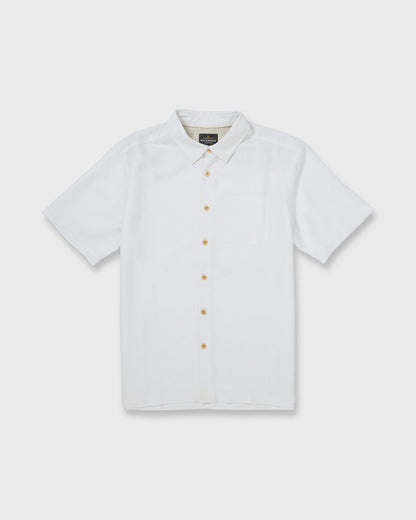 Waterman Island Jungle Shirt - White - Quick Silver