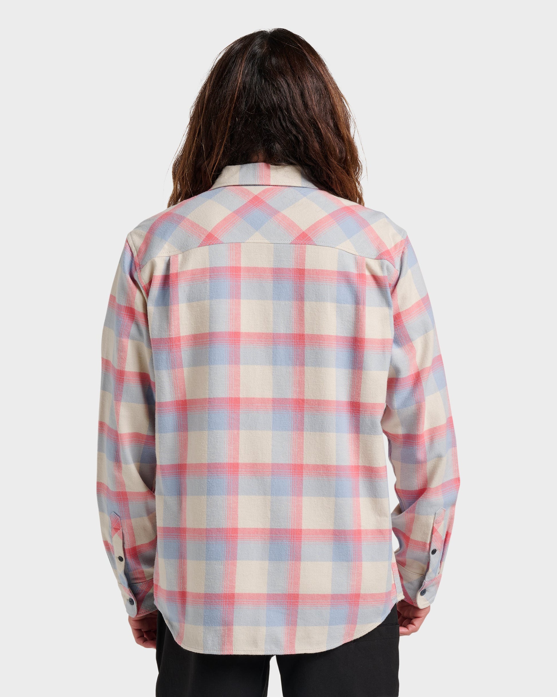Penmar Check Flannel Shirt - Moonstruck - Quick Silver