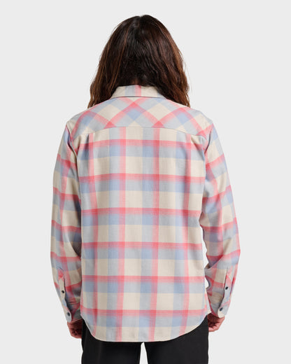 Penmar Check Flannel Shirt - Moonstruck - Quick Silver