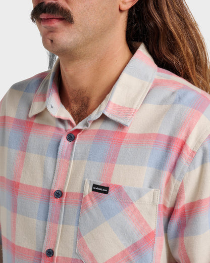 Penmar Check Flannel Shirt - Moonstruck - Quick Silver