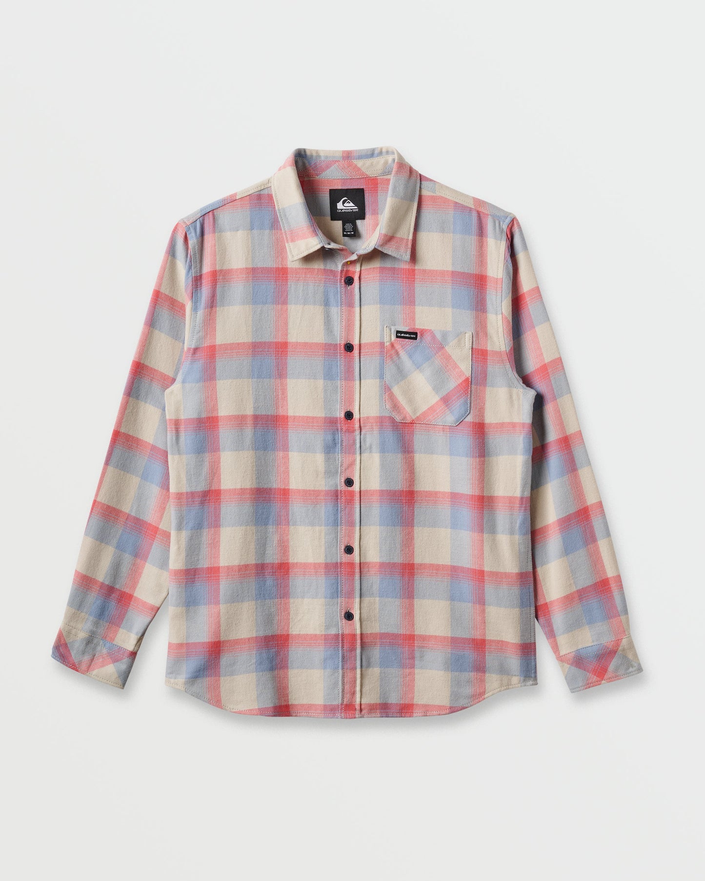 Penmar Check Flannel Shirt - Moonstruck - Quick Silver