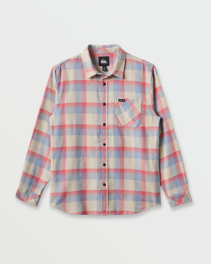 Penmar Check Flannel Shirt - Moonstruck - Quick Silver