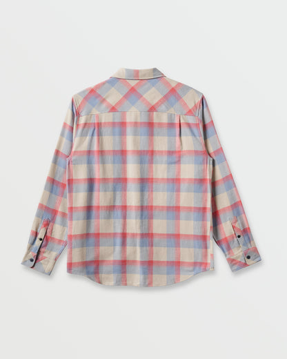 Penmar Check Flannel Shirt - Moonstruck - Quick Silver