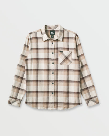 Penmar Check Flannel Shirt - Silver Birch - Quick Silver