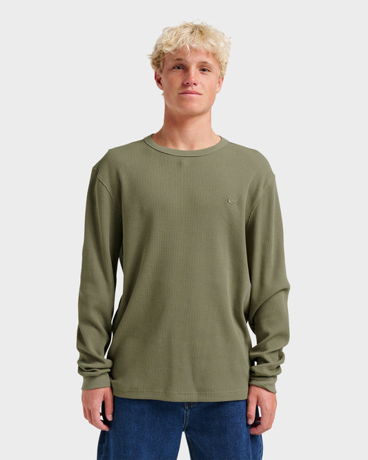 Nelson Long Sleeve Thermal Top - Fallen Rock - Quick Silver
