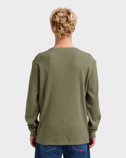 Nelson Long Sleeve Thermal Top - Fallen Rock - Quick Silver