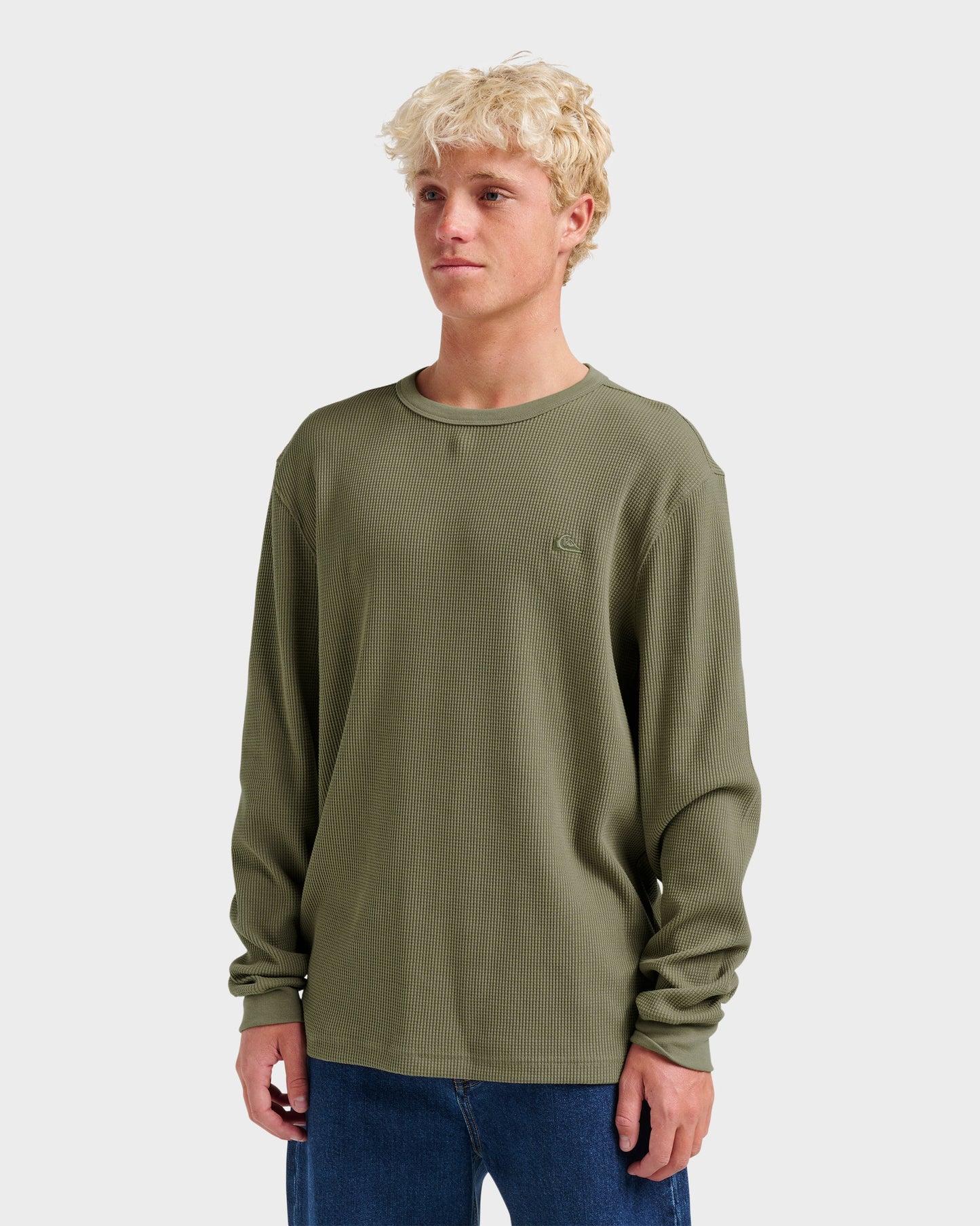 Nelson Long Sleeve Thermal Top - Fallen Rock - Quick Silver