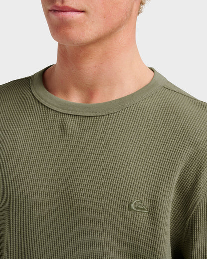 Nelson Long Sleeve Thermal Top - Fallen Rock - Quick Silver