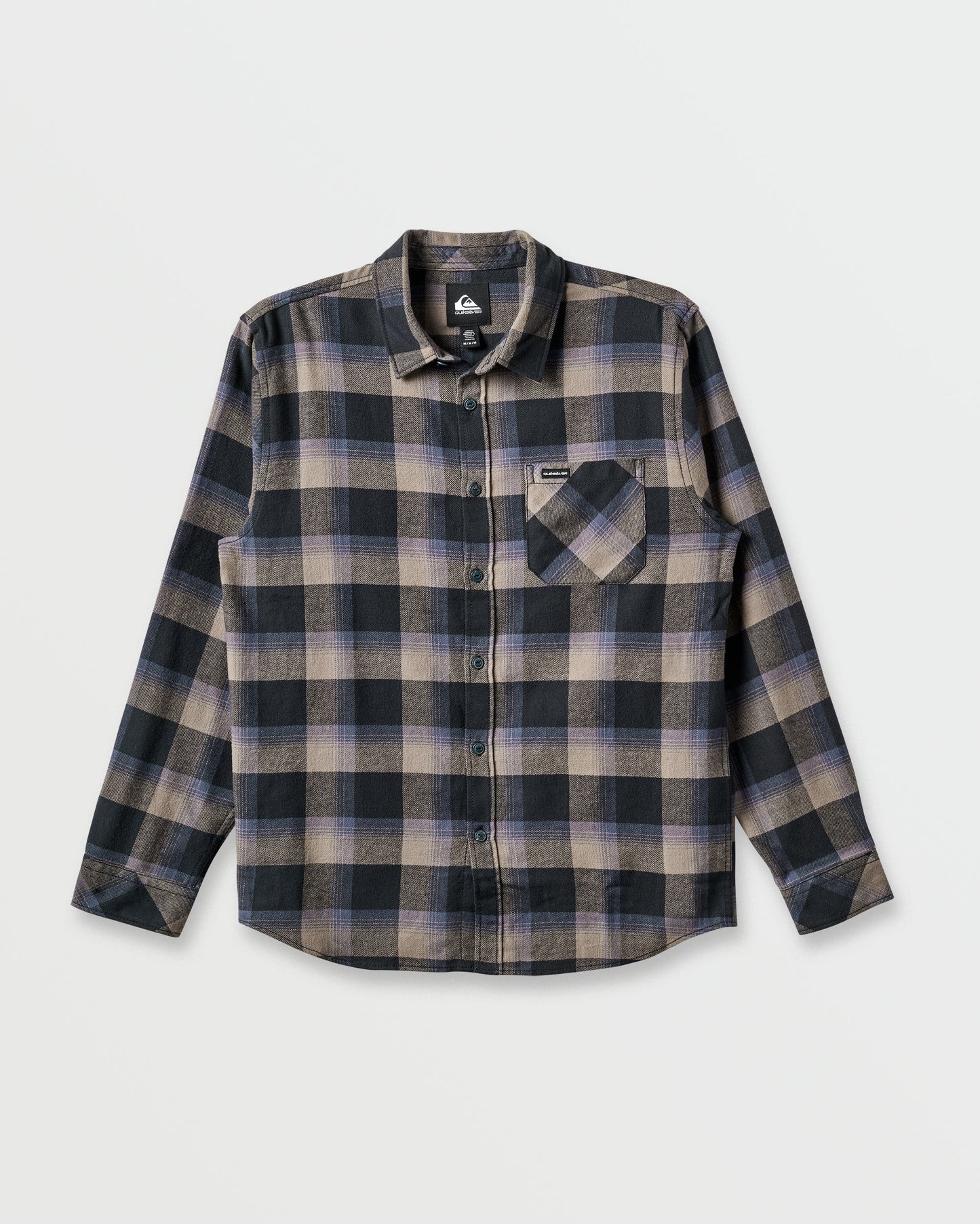 Penmar Check Flannel Shirt - Phantom - Quick Silver