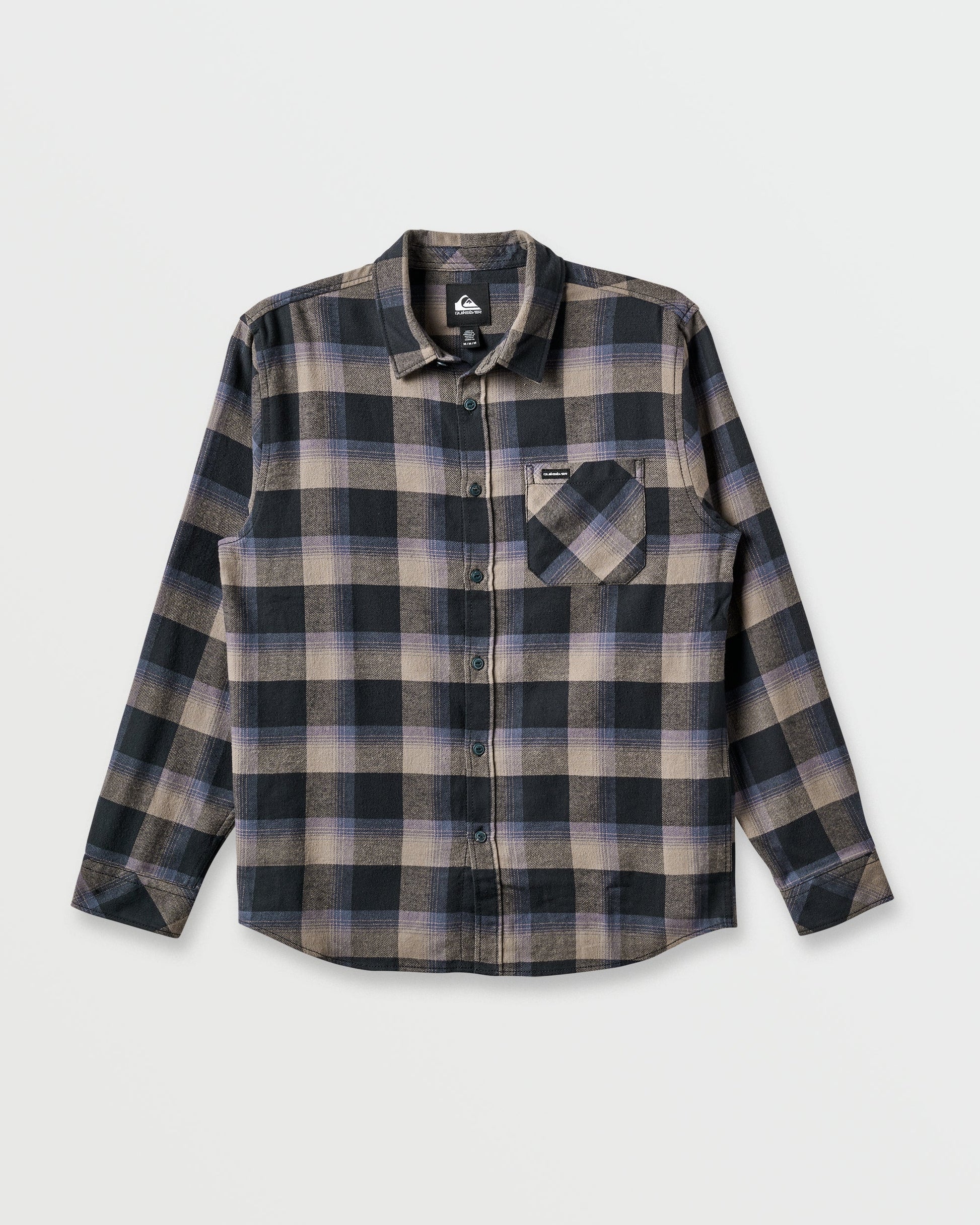 Penmar Check Flannel Shirt - Phantom - Quick Silver