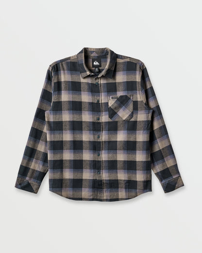 Penmar Check Flannel Shirt - Phantom - Quick Silver