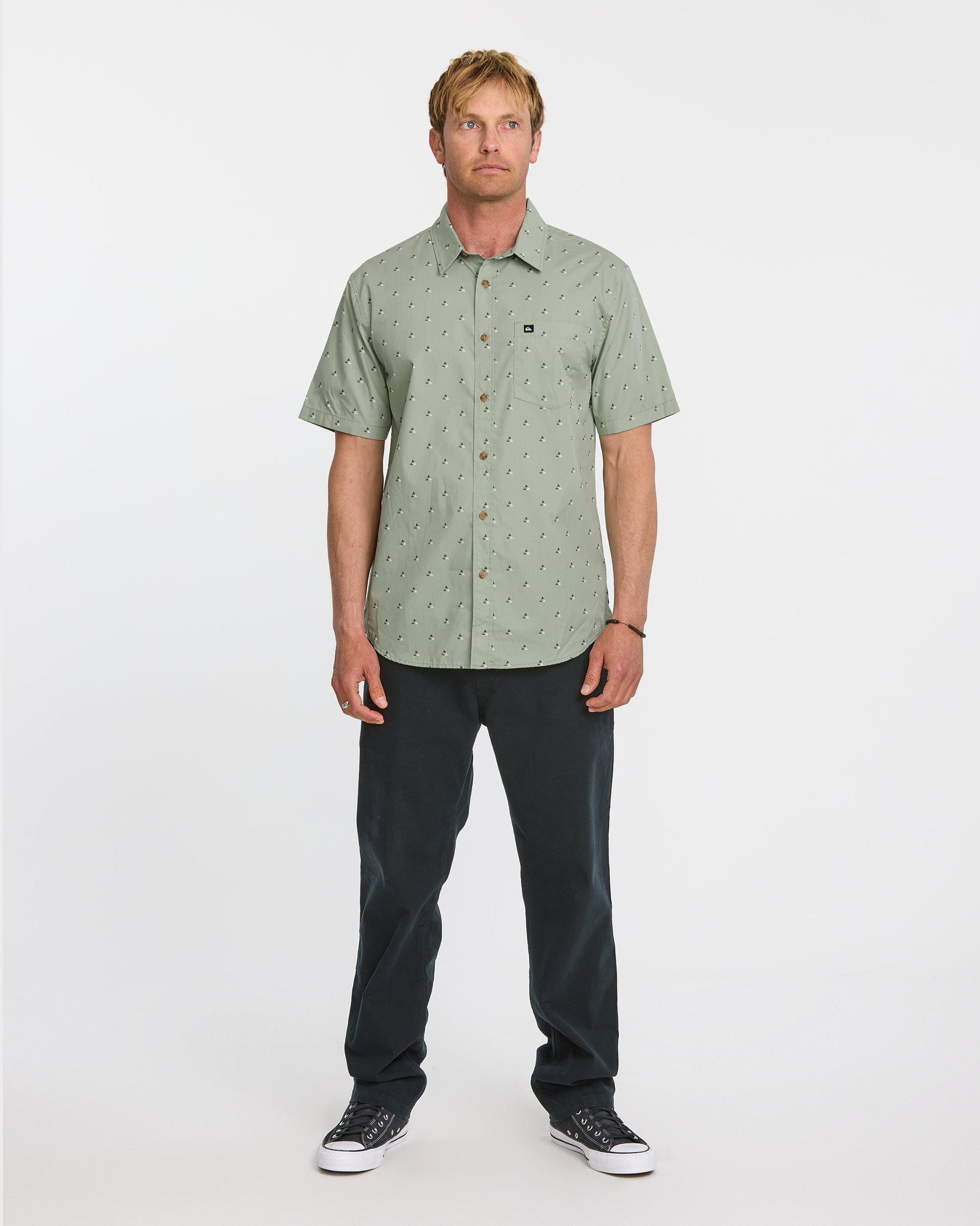 Kapu Mini Classics Short Sleeve Shirt - Herb - Quick Silver