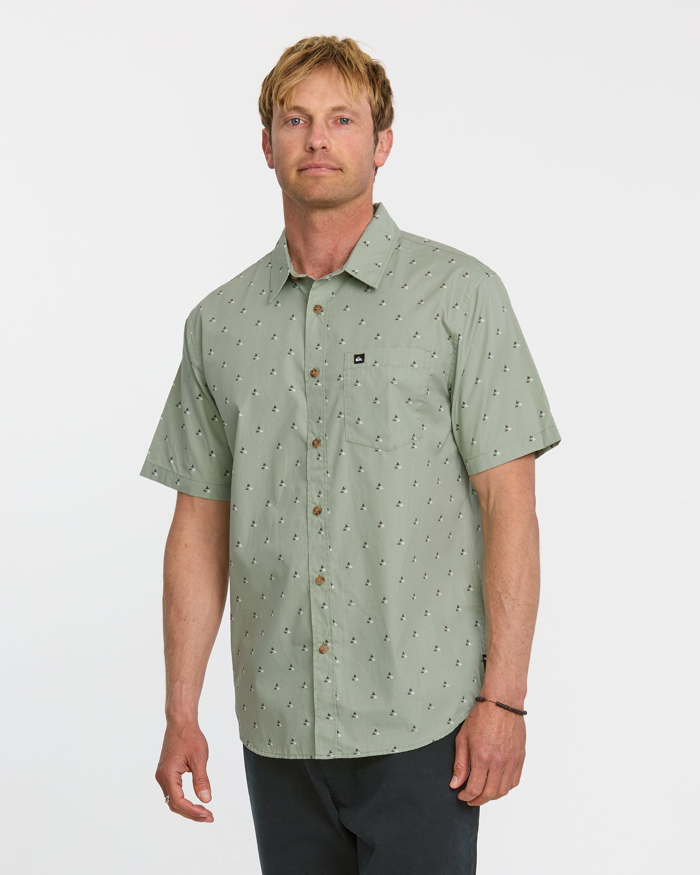 Kapu Mini Classics Short Sleeve Shirt - Herb - Quick Silver