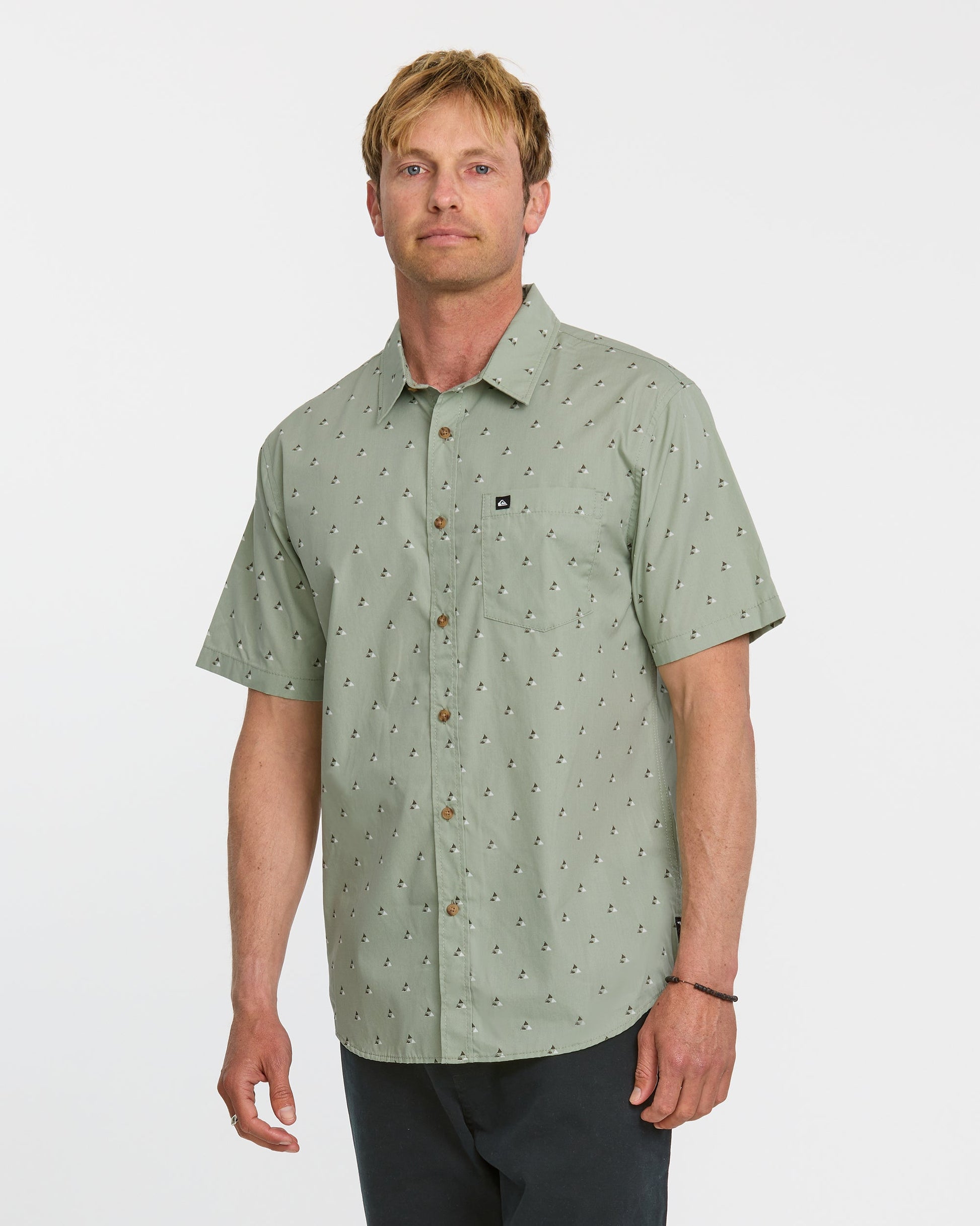 Kapu Mini Classics Short Sleeve Shirt - Herb - Quick Silver