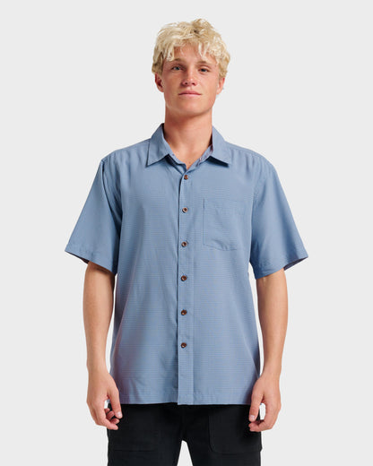 Waterman Check Out Shirt - Flint Stone - Quick Silver