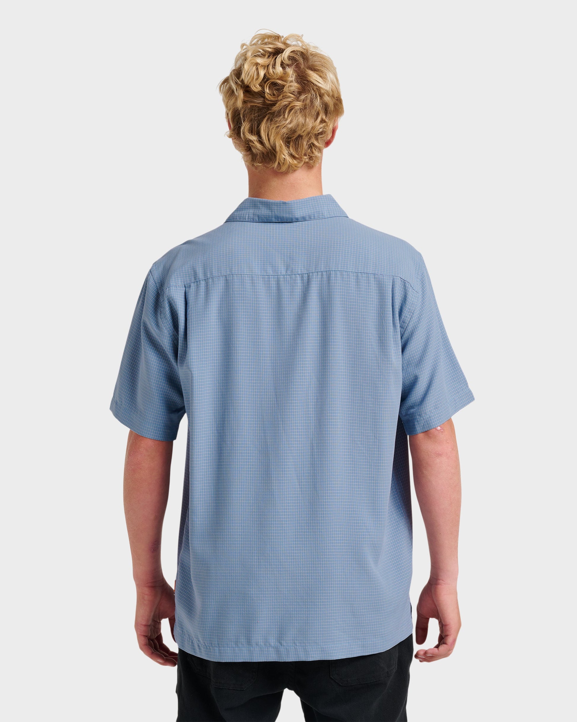 Waterman Check Out Shirt - Flint Stone - Quick Silver