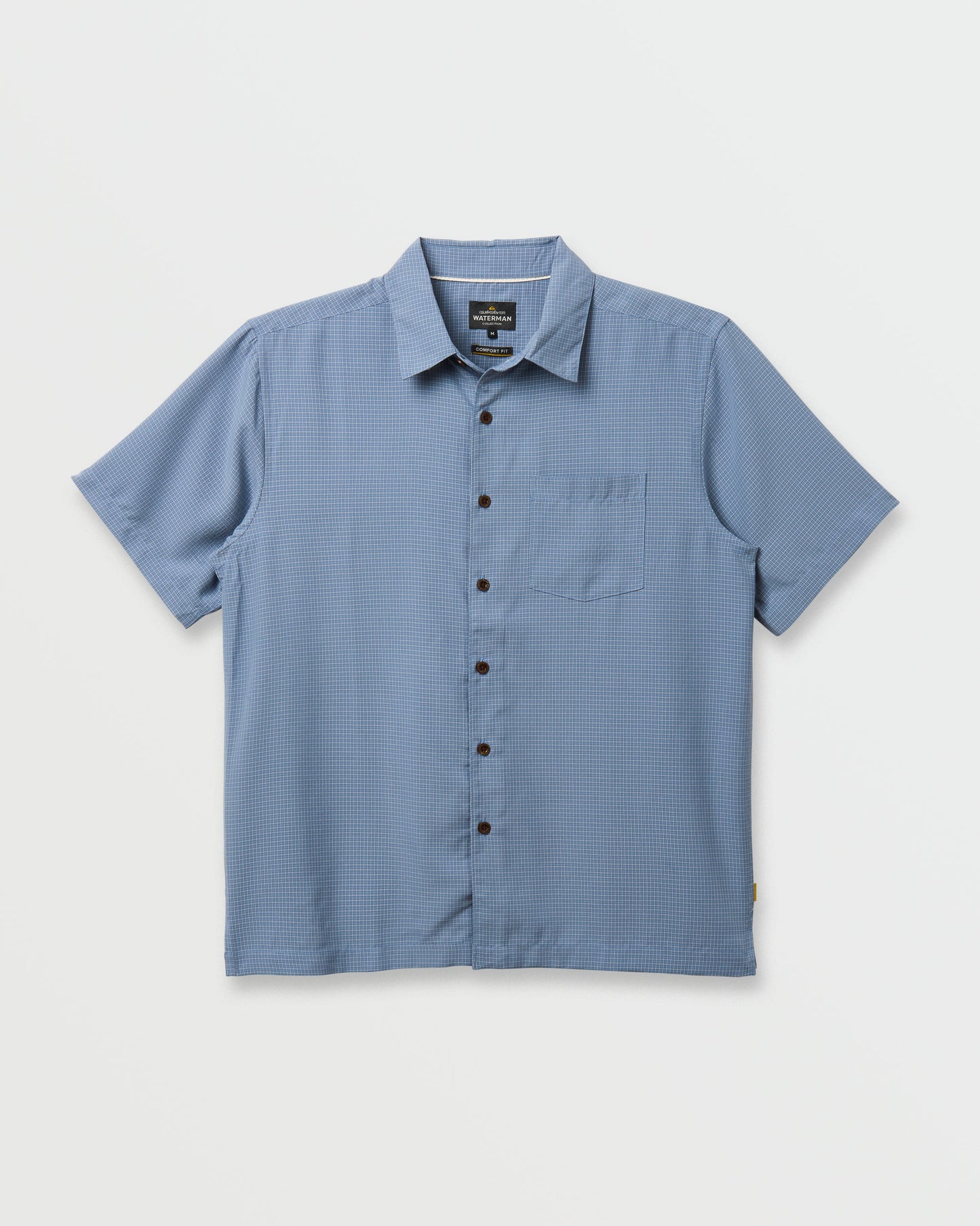 Waterman Check Out Shirt - Flint Stone - Quick Silver