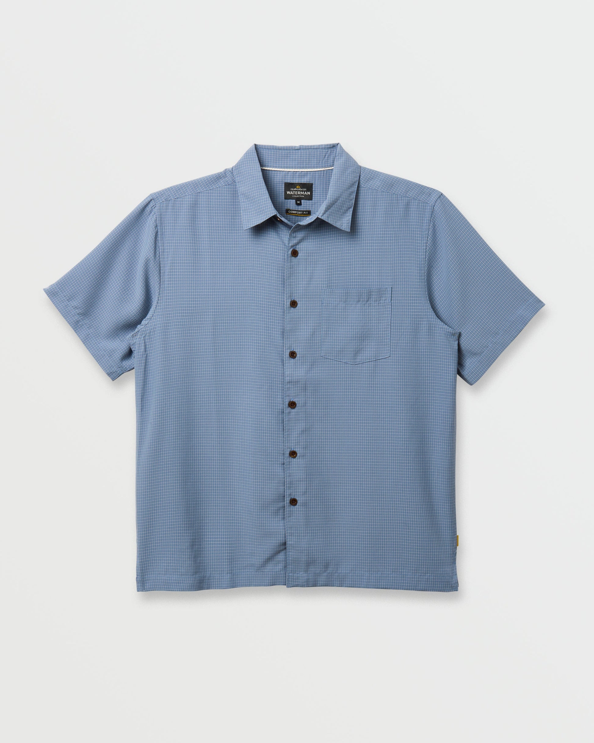 Waterman Check Out Shirt - Flint Stone - Quick Silver