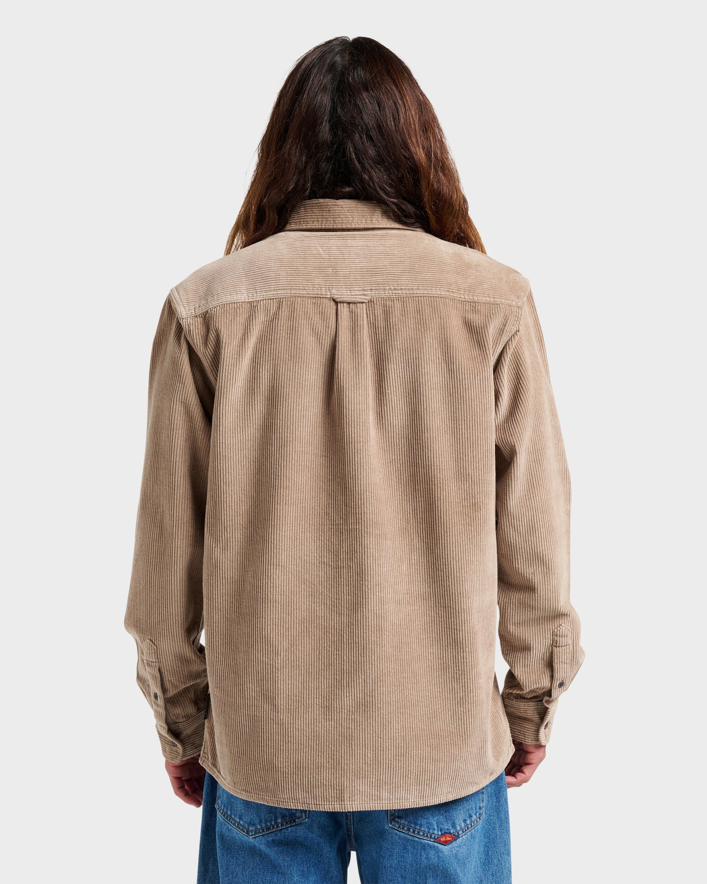 Cord Long Sleeve Shirt - Fallen Rock - Quick Silver