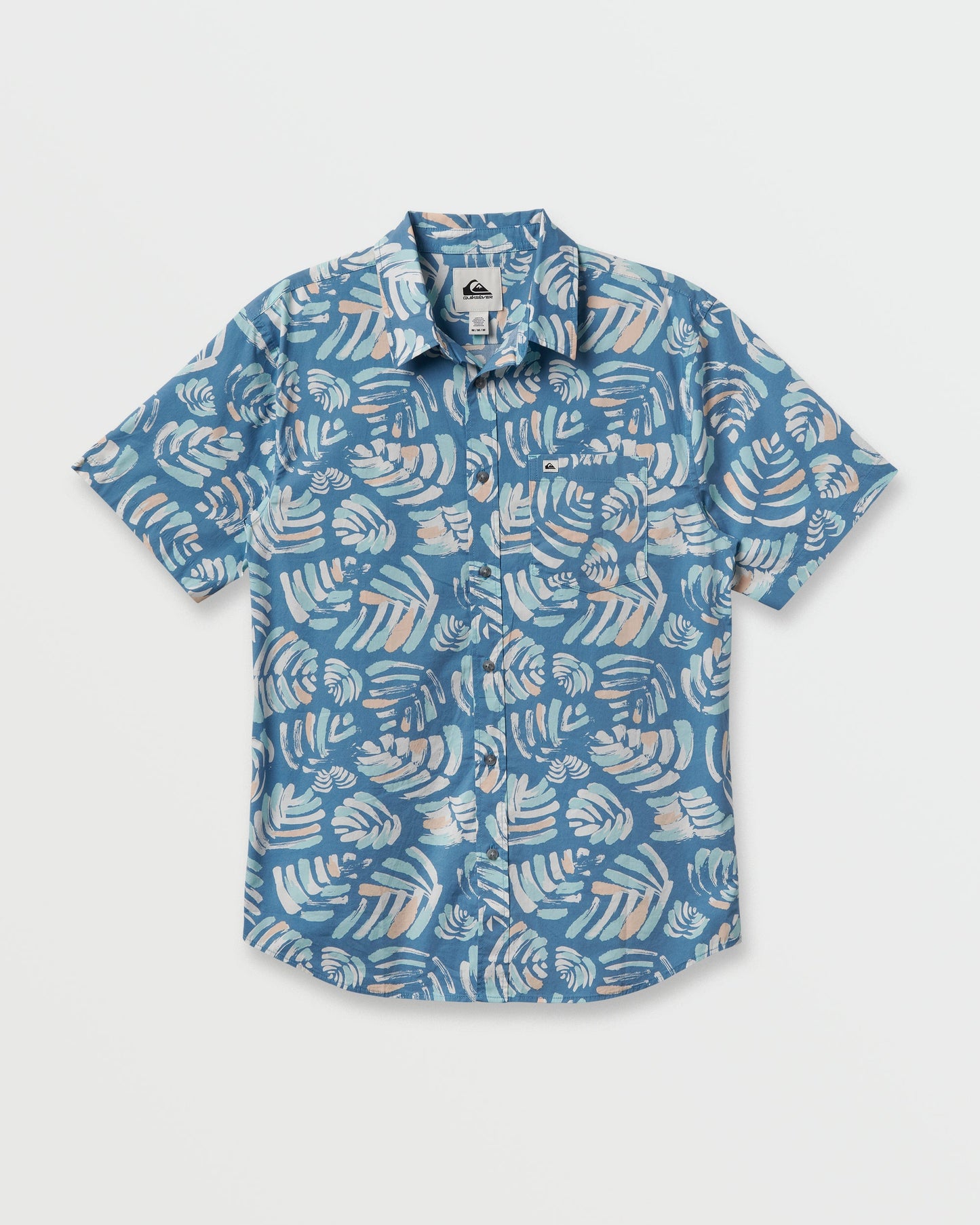 Shades Classic Stretch Short Sleeve Shirt - Niagara - Quick Silver