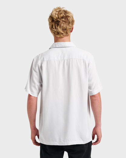 Waterman Check Out Shirt - White - Quick Silver