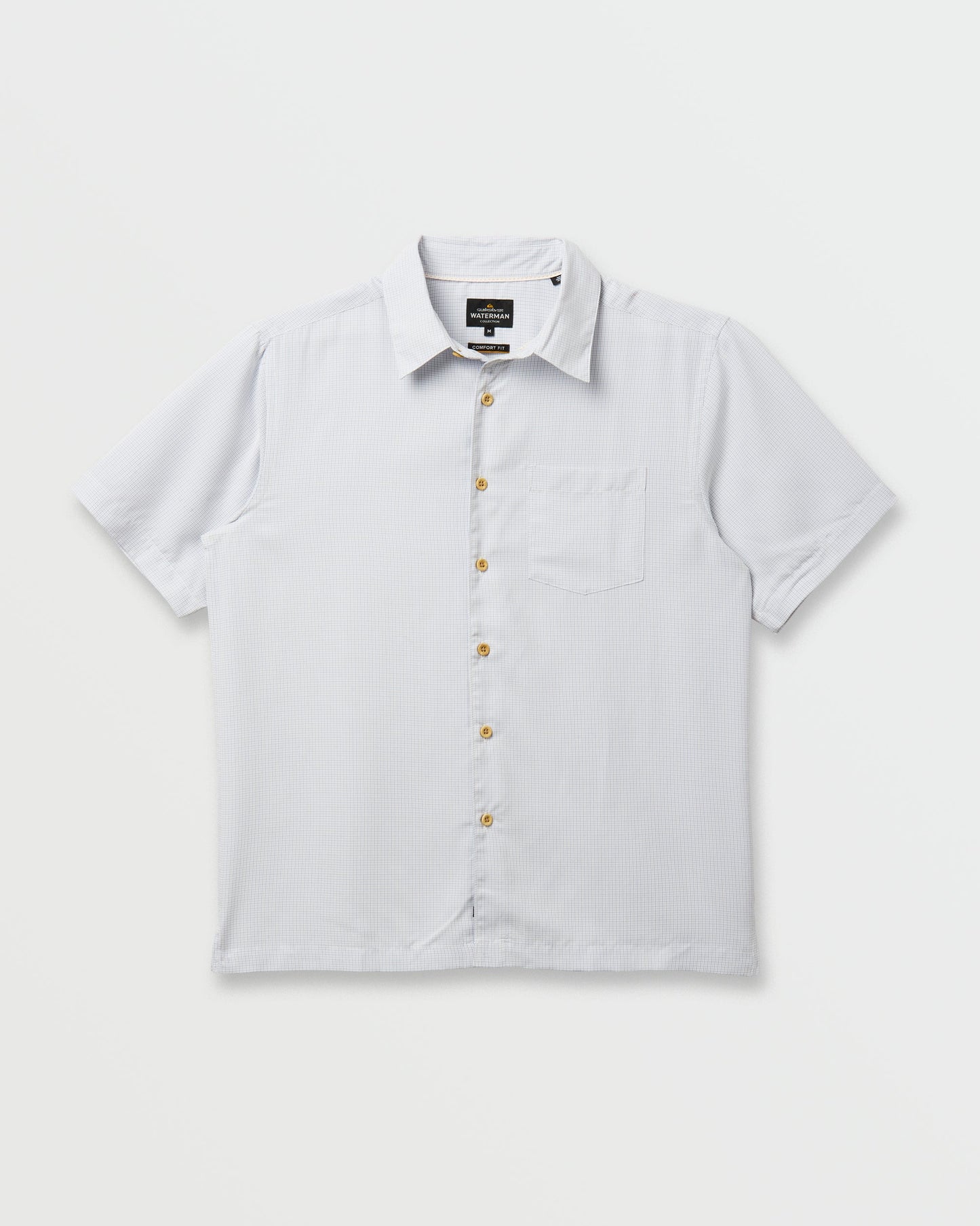 Waterman Check Out Shirt - White - Quick Silver