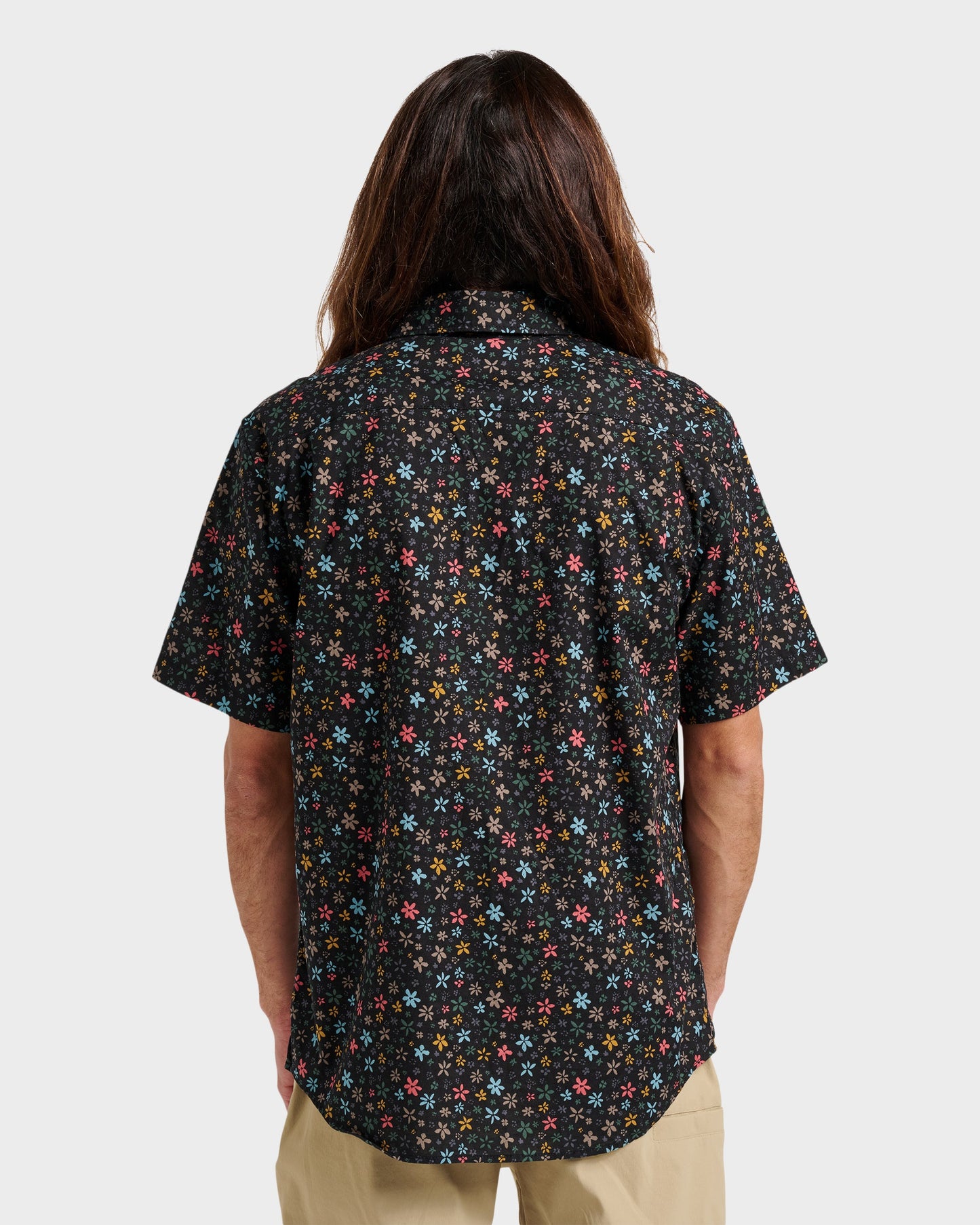 Ditsy Mini Classic Short Sleeve Shirt - Eclipse - Quick Silver