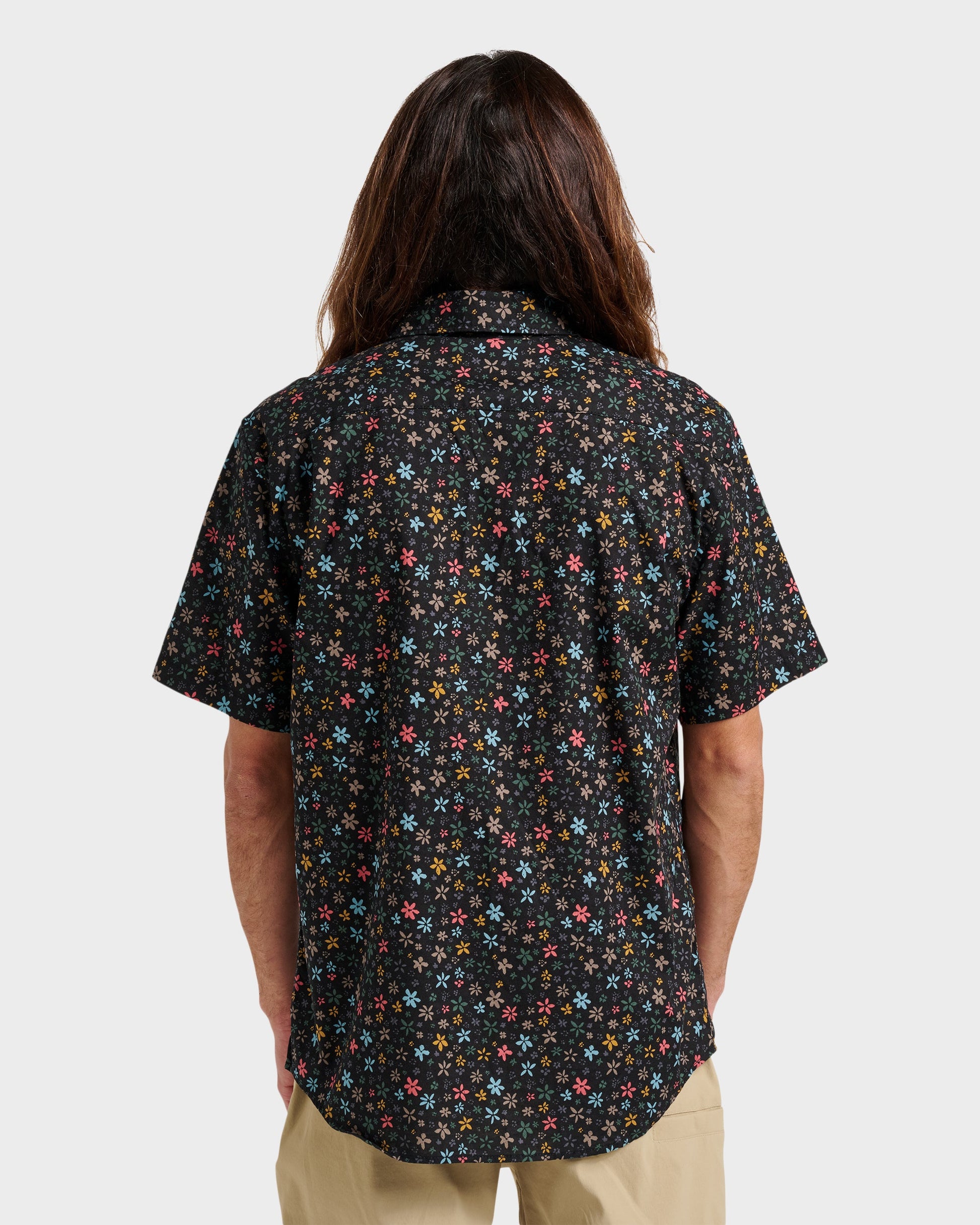 Ditsy Mini Classic Short Sleeve Shirt - Eclipse - Quick Silver