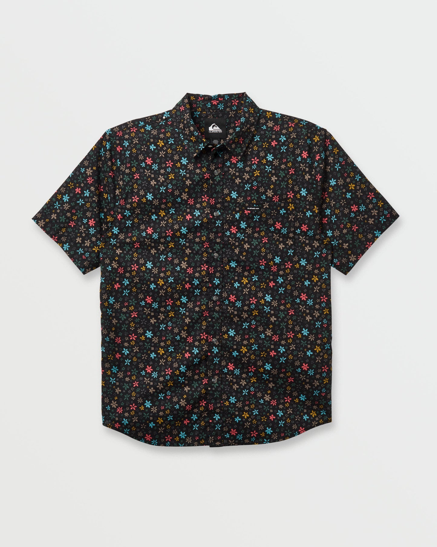 Ditsy Mini Classic Short Sleeve Shirt - Eclipse - Quick Silver