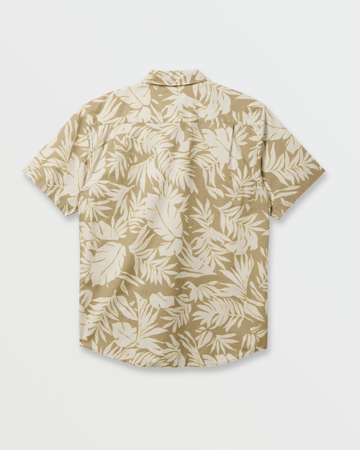 Palm Trip Classic Short Sleeve Shirt - Twill - Quick Silver